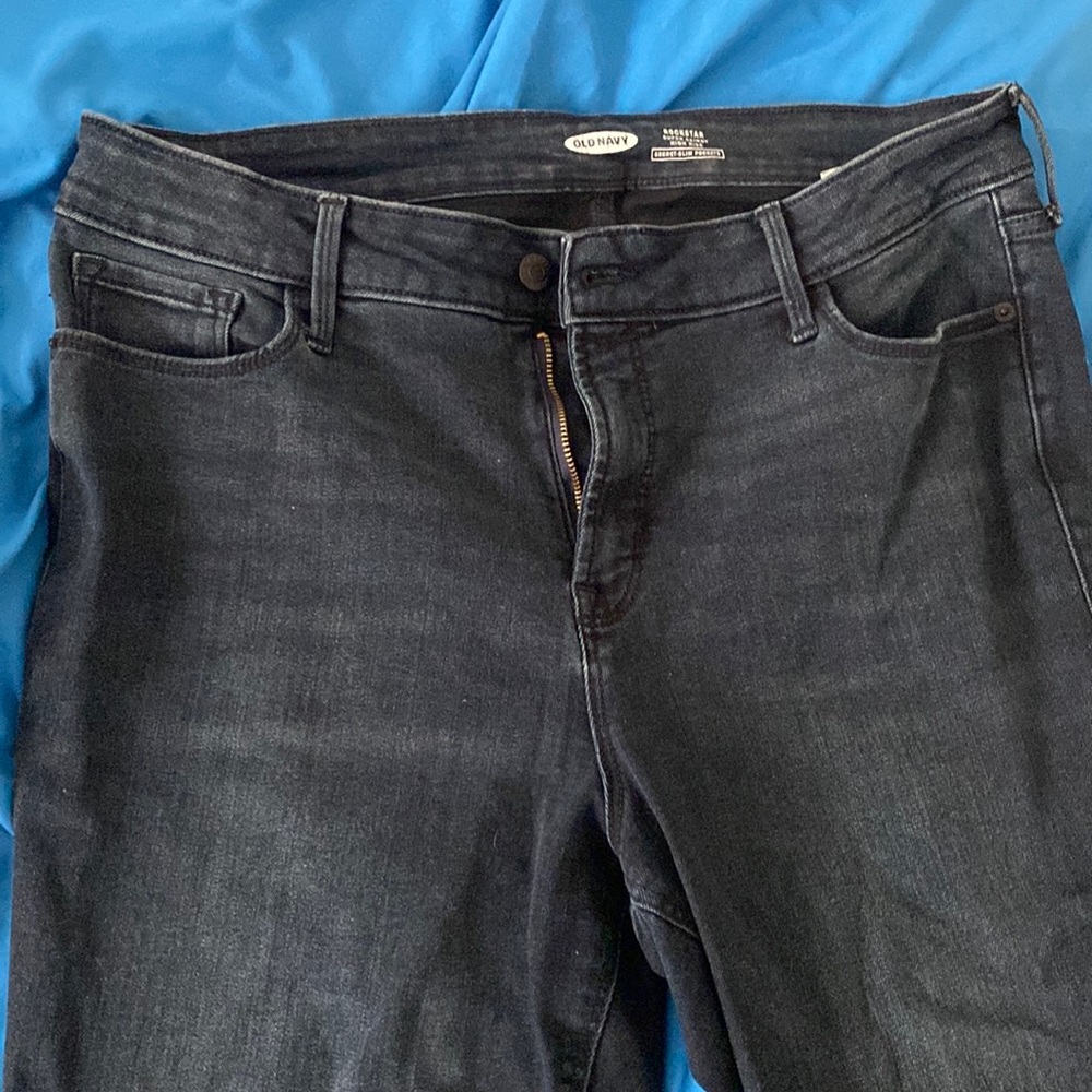 Old Navy Dark Blue High Rise Skinny Jeans